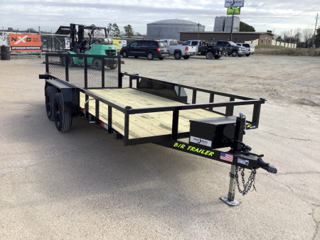 New 2026 B/R Trailers 76x16 (7K) Tandem Axle Utility Trailer