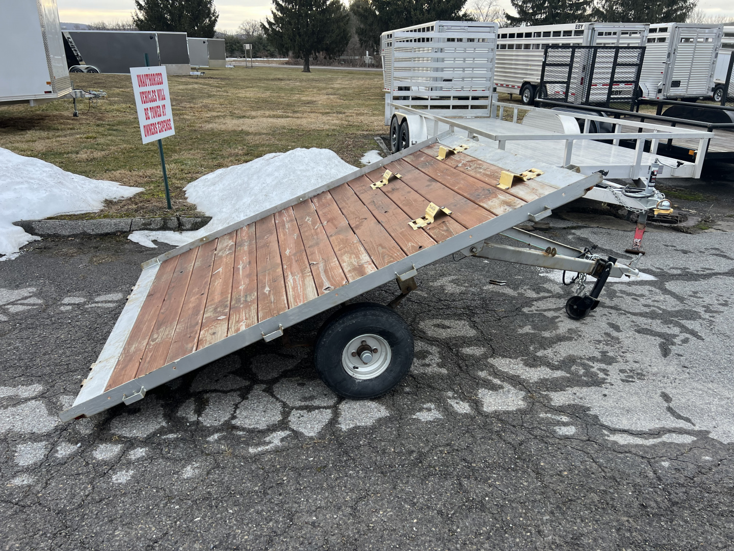 Used 1986 Other MGS Inc. 5x8 1.1K Utility Trailer