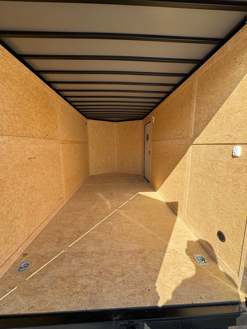 New 2026 Spartan 7X14 +2ft V-nose /7' interior height / .080 Polycore/ Blackout Package/Contractor Package/ Walkable-Roof- 7000GVW