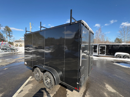 New 2026 Spartan 7X14 +2ft V-nose /7' interior height / .080 Polycore/ Blackout Package/Contractor Package/ Walkable-Roof- 7000GVW