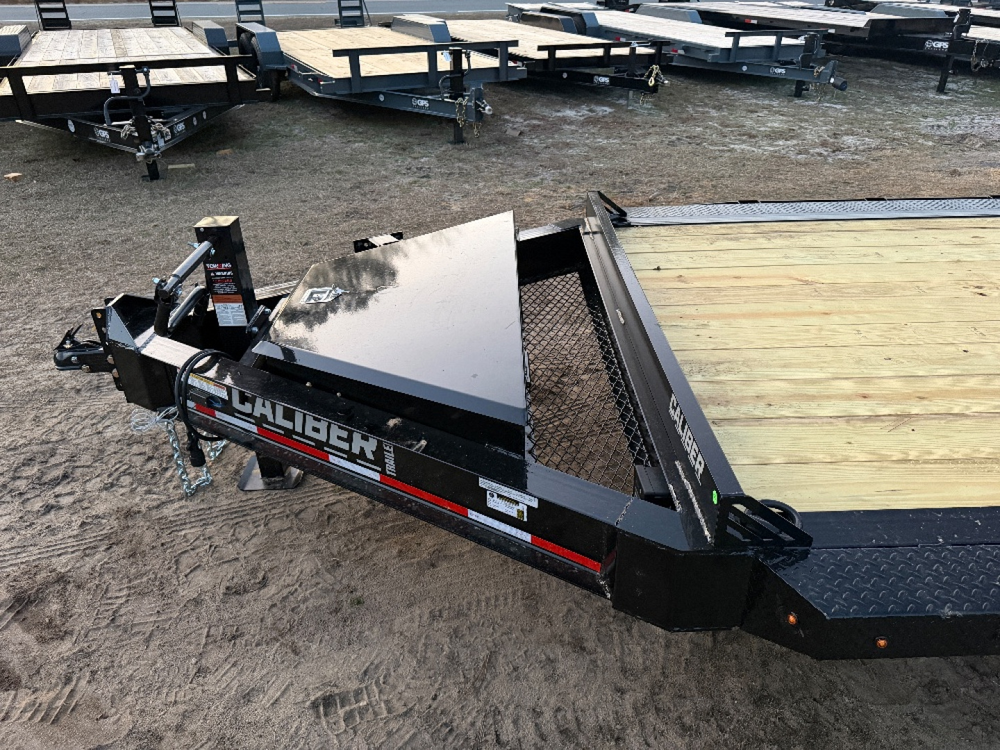 New 2026 Caliber Trailer Mfg 7x24 TA Equipment Trailer