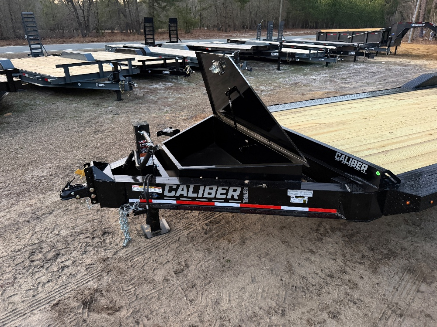 New 2026 Caliber Trailer Mfg 7x24 TA Equipment Trailer