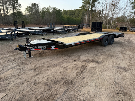 New 2026 Caliber Trailer Mfg 7x24 TA Equipment Trailer