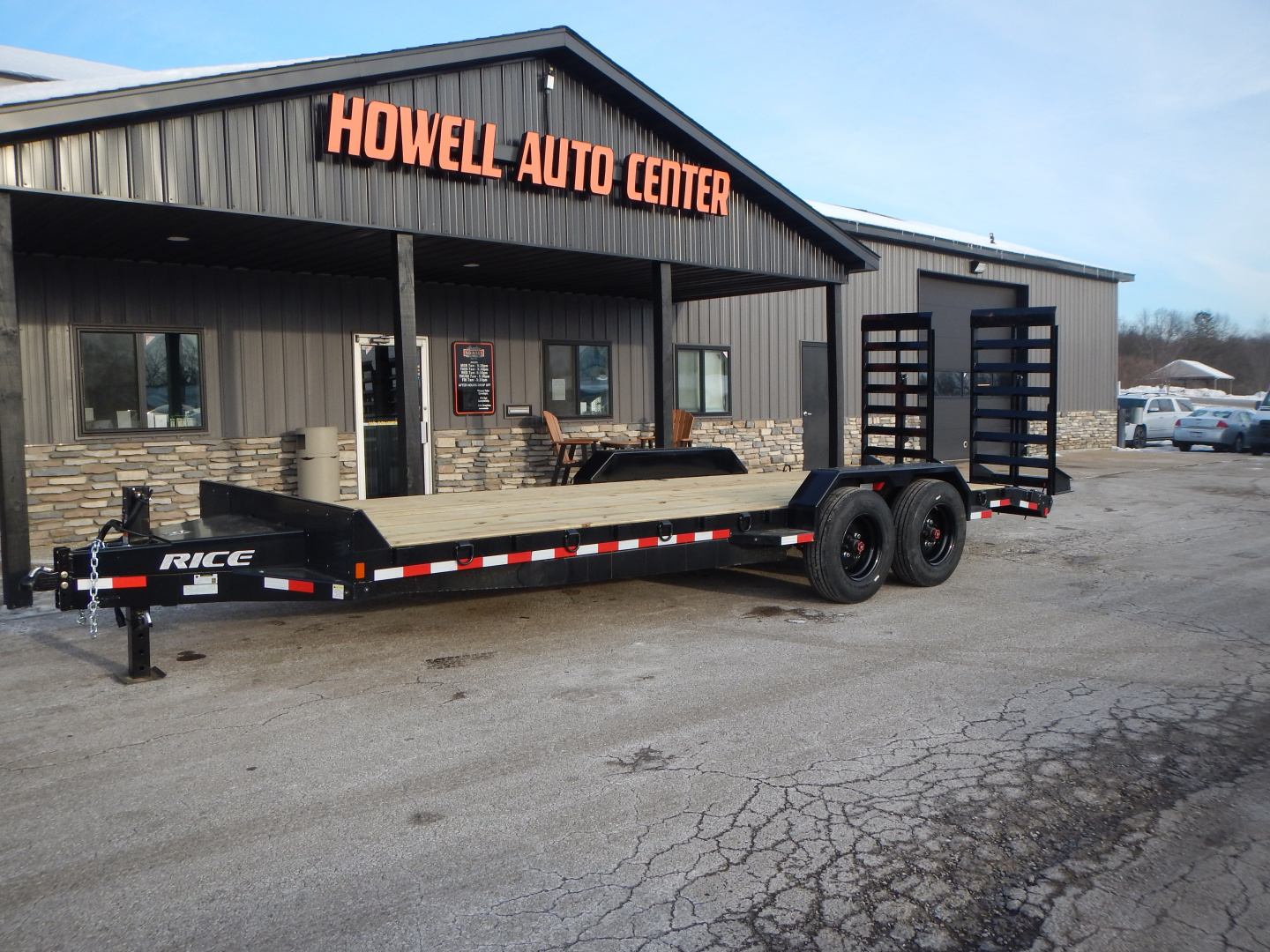 New 2026 Rice Trailers FMHD8222 Equipment Trailer