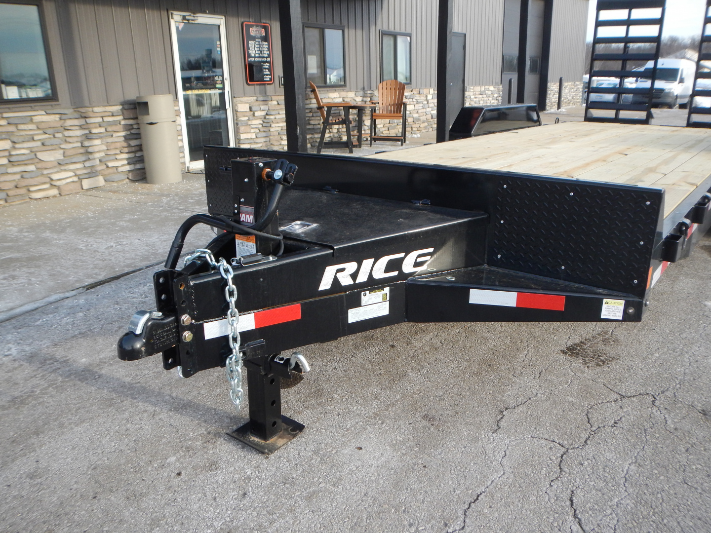 New 2026 Rice Trailers FMHD8222 Equipment Trailer