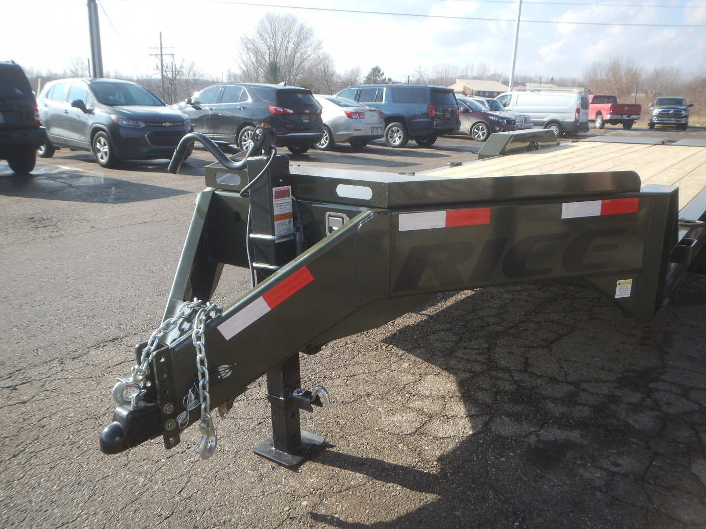 New 2026 Rice Trailers FMHDMH8224 Equipment Trailer