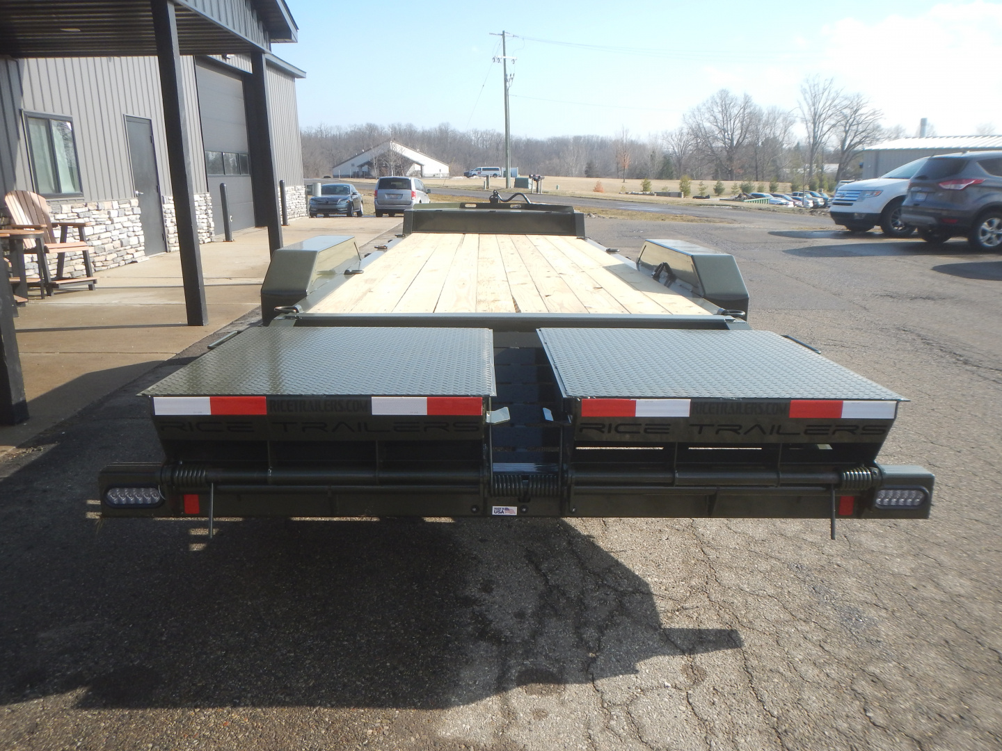 New 2026 Rice Trailers FMHDMH8224 Equipment Trailer