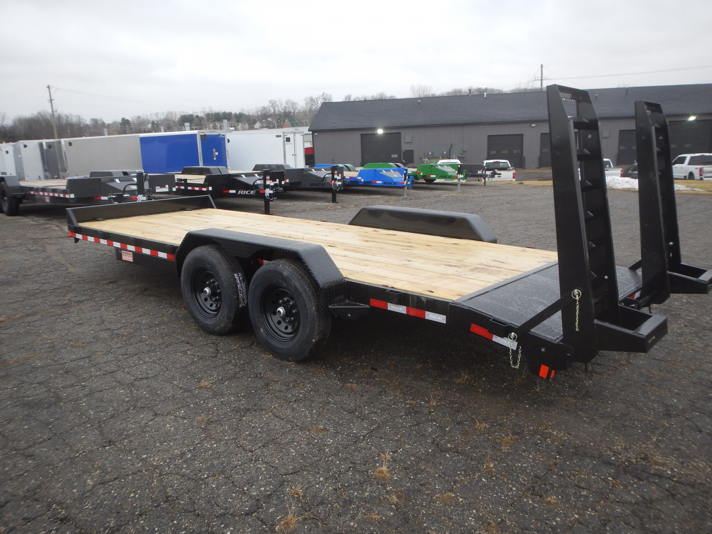 New 2026 Rice Trailers FMEHR8222 Equipment Trailer