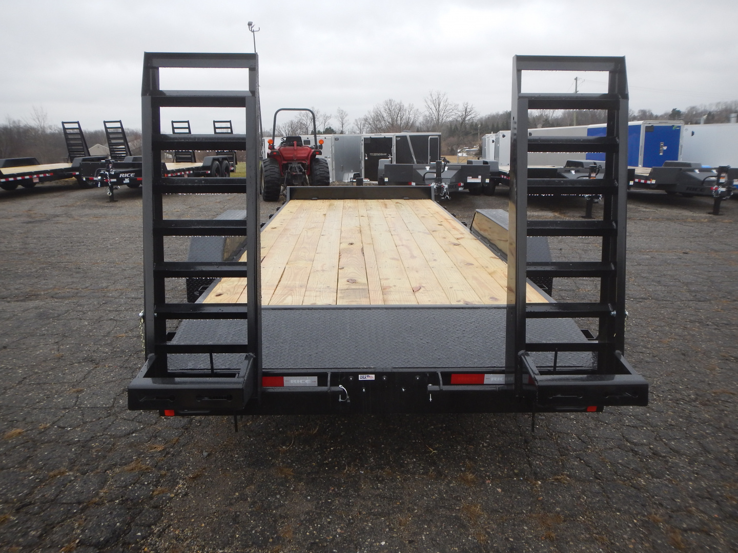 New 2026 Rice Trailers FMEHR8222 Equipment Trailer