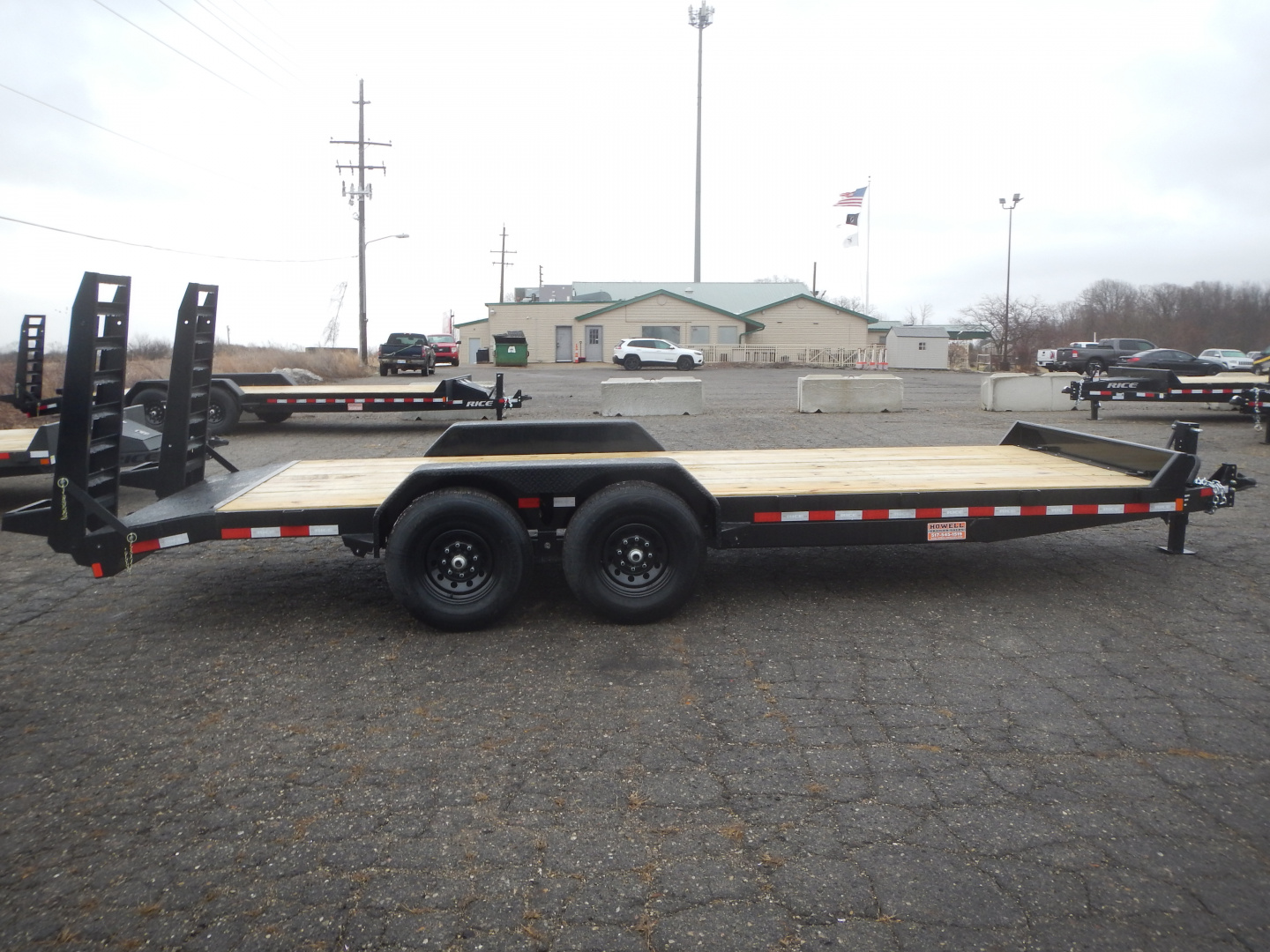 New 2026 Rice Trailers FMEHR8222 Equipment Trailer