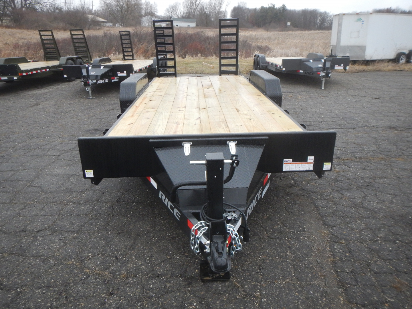 New 2026 Rice Trailers FMEHR8222 Equipment Trailer