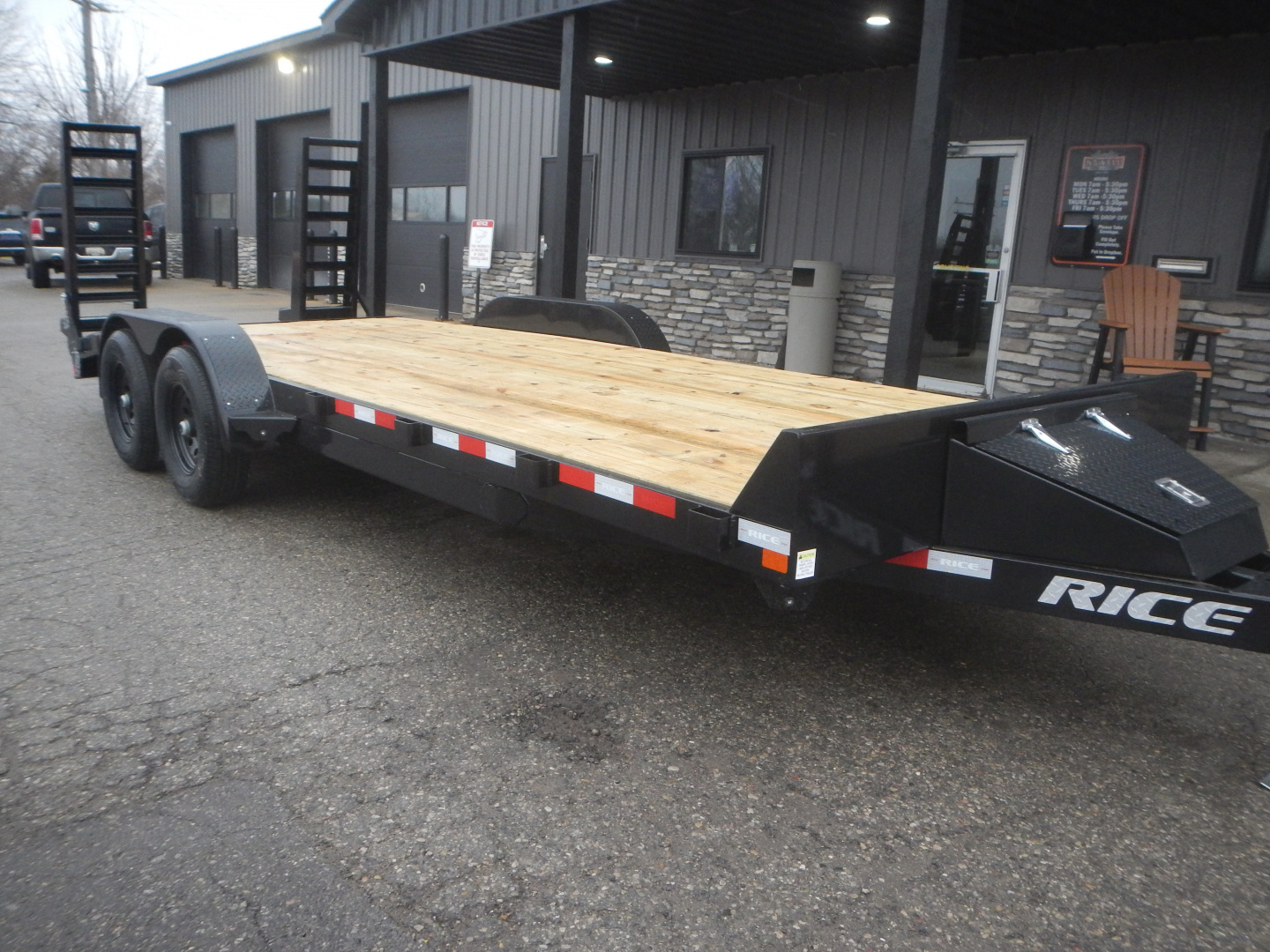 New 2026 Rice Trailers FMCMR8220 Equipment Trailer