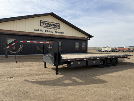 Used 2025 Lamar Trailers FA 8x26 GN Flatbed Trailer