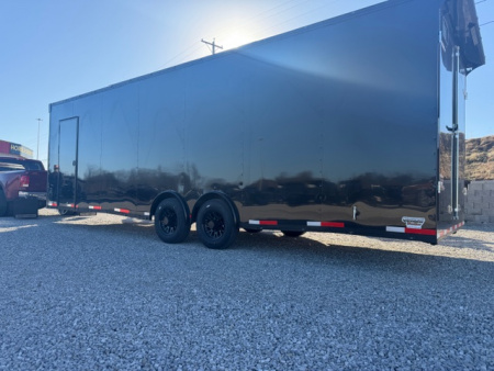 New Outlaw 8.5x28 Vending Trailer 16K Black **CURBSIDE**