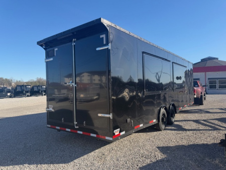 New Outlaw 8.5x28 Vending Trailer 16K Black **CURBSIDE**
