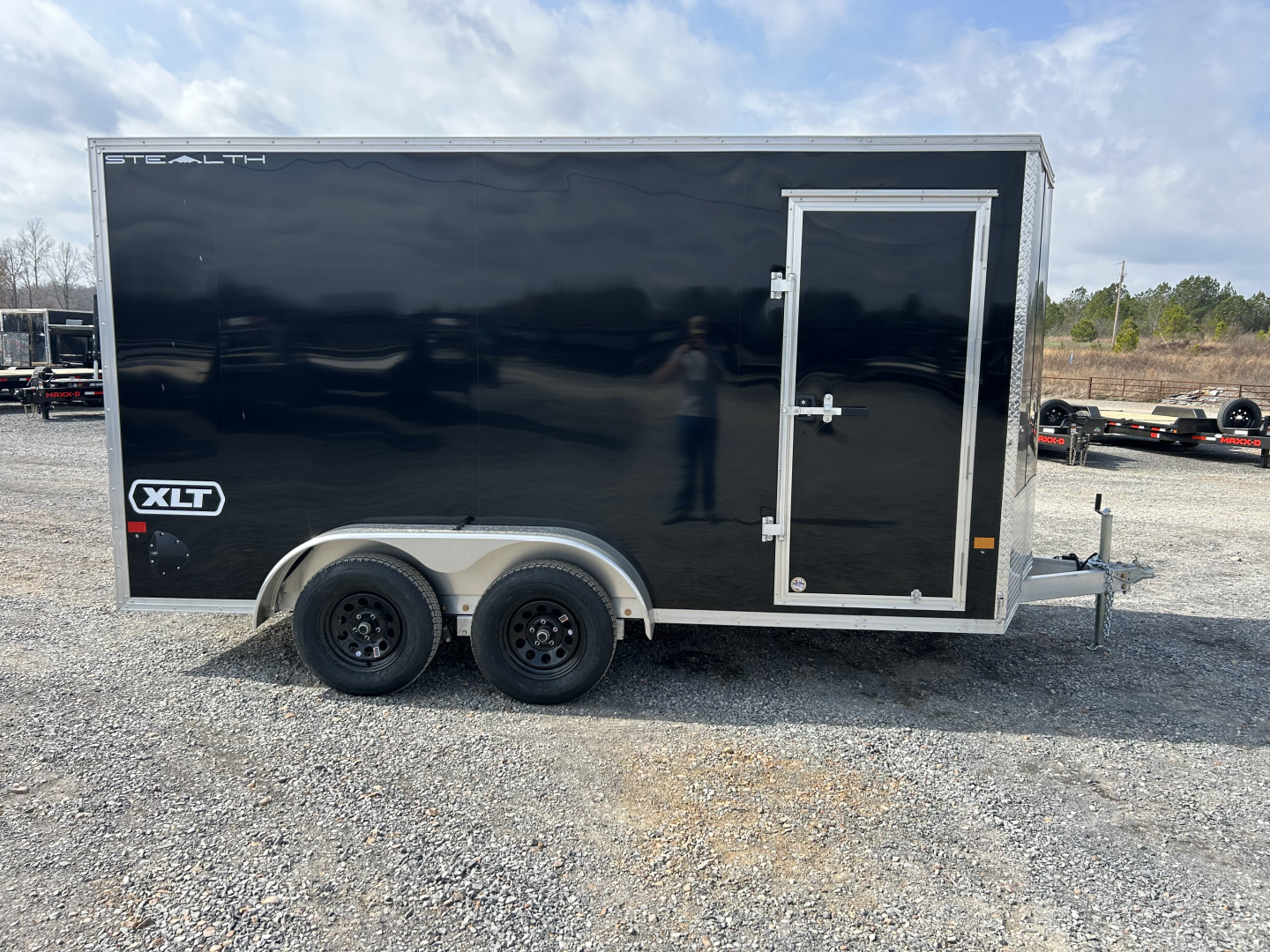 New 2026 ALCOM 7'x14' Aluminum Enclosed Trailer