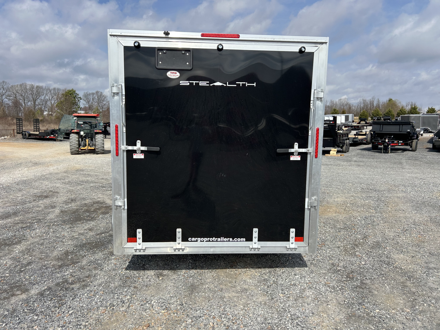 New 2026 ALCOM 7'x14' Aluminum Enclosed Trailer
