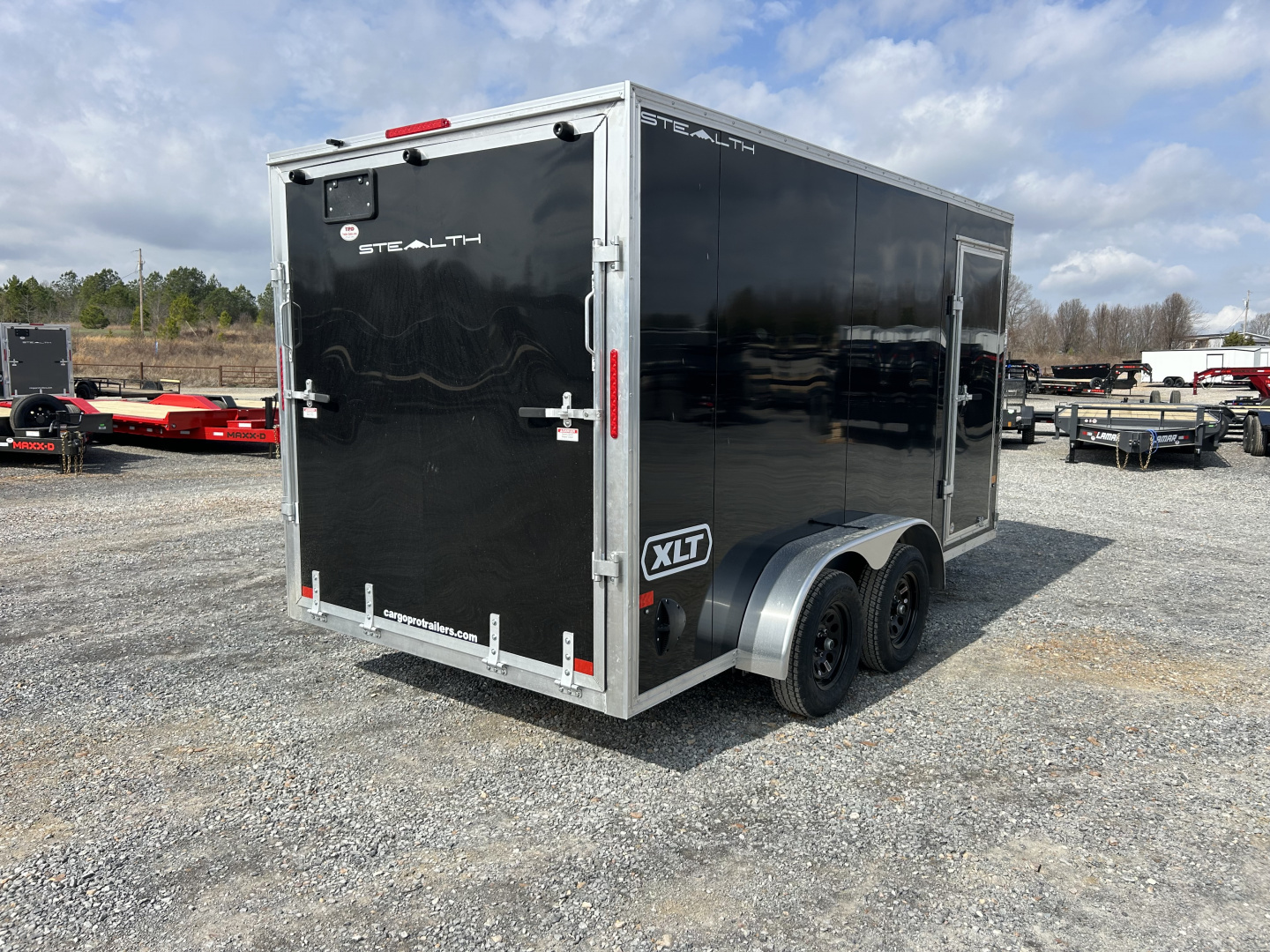 New 2026 ALCOM 7'x14' Aluminum Enclosed Trailer