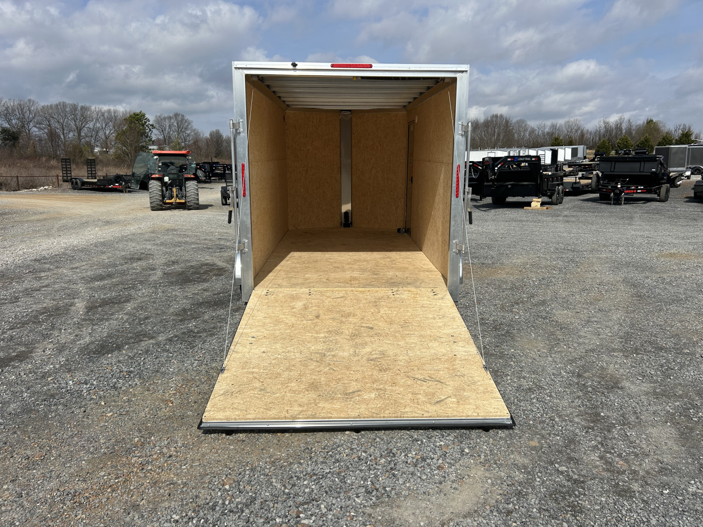 New 2026 ALCOM 7'x14' Aluminum Enclosed Trailer