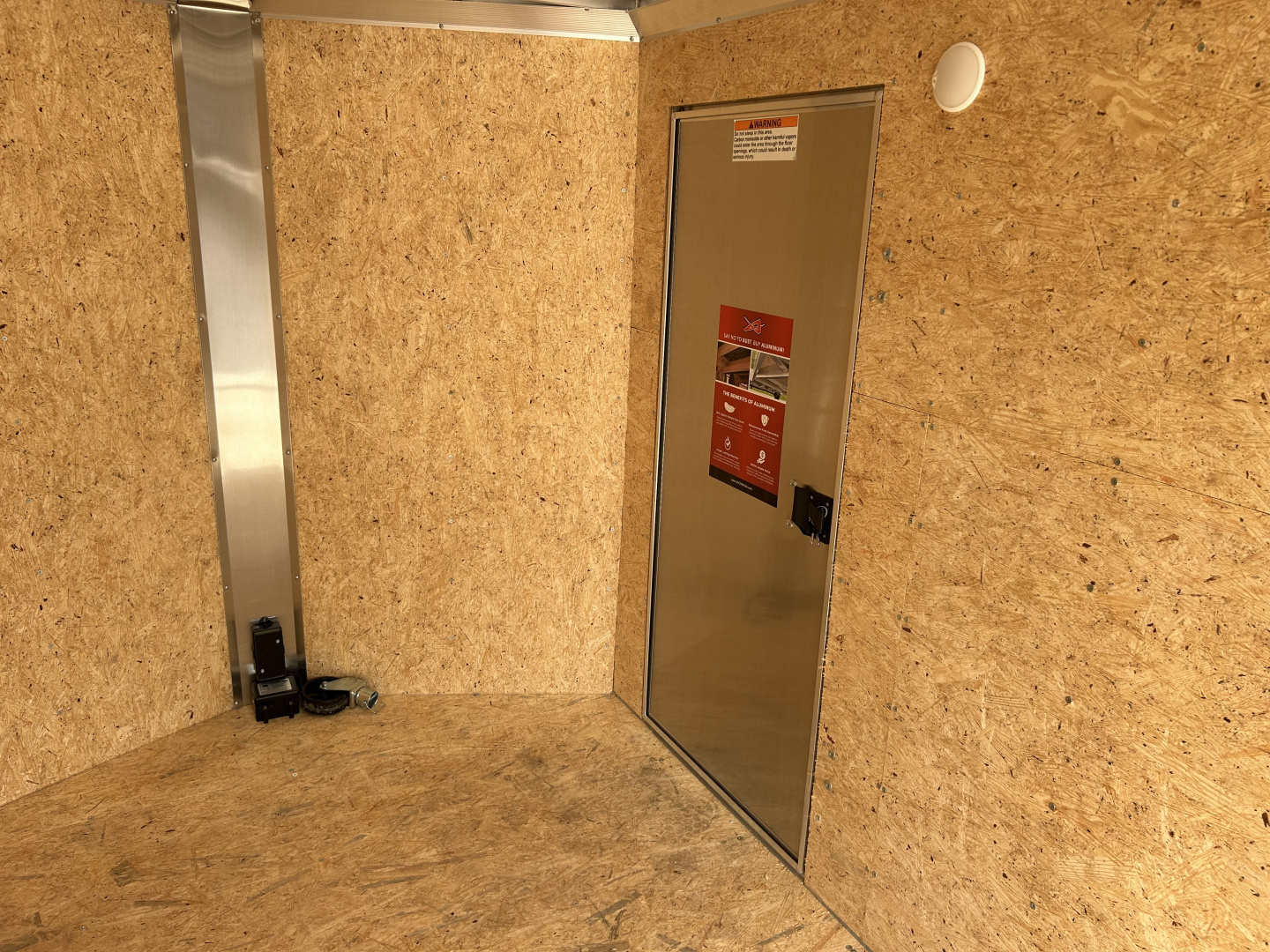 New 2026 ALCOM 7'x14' Aluminum Enclosed Trailer