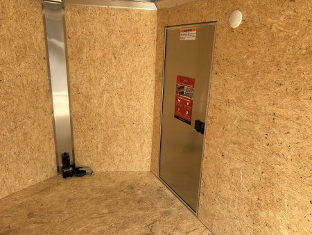 New 2026 ALCOM 7'x14' Aluminum Enclosed Trailer