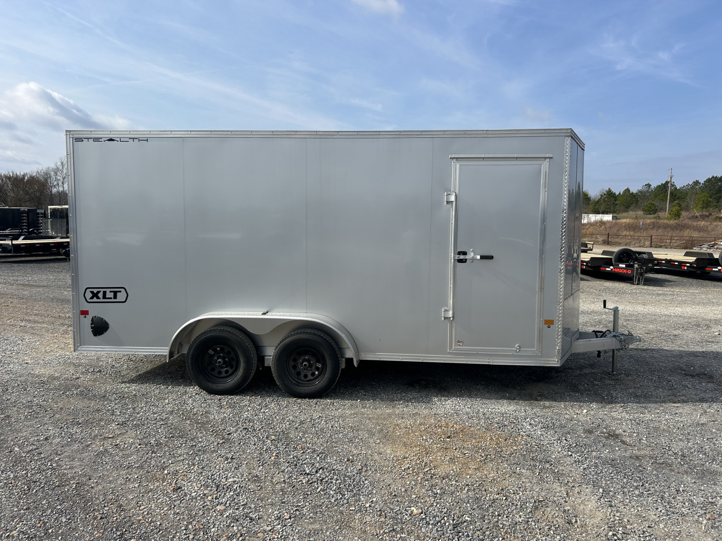 New 2026 ALCOM 7'x16' Aluminum Enclosed Trailer