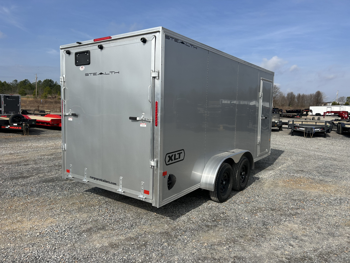 New 2026 ALCOM 7'x16' Aluminum Enclosed Trailer