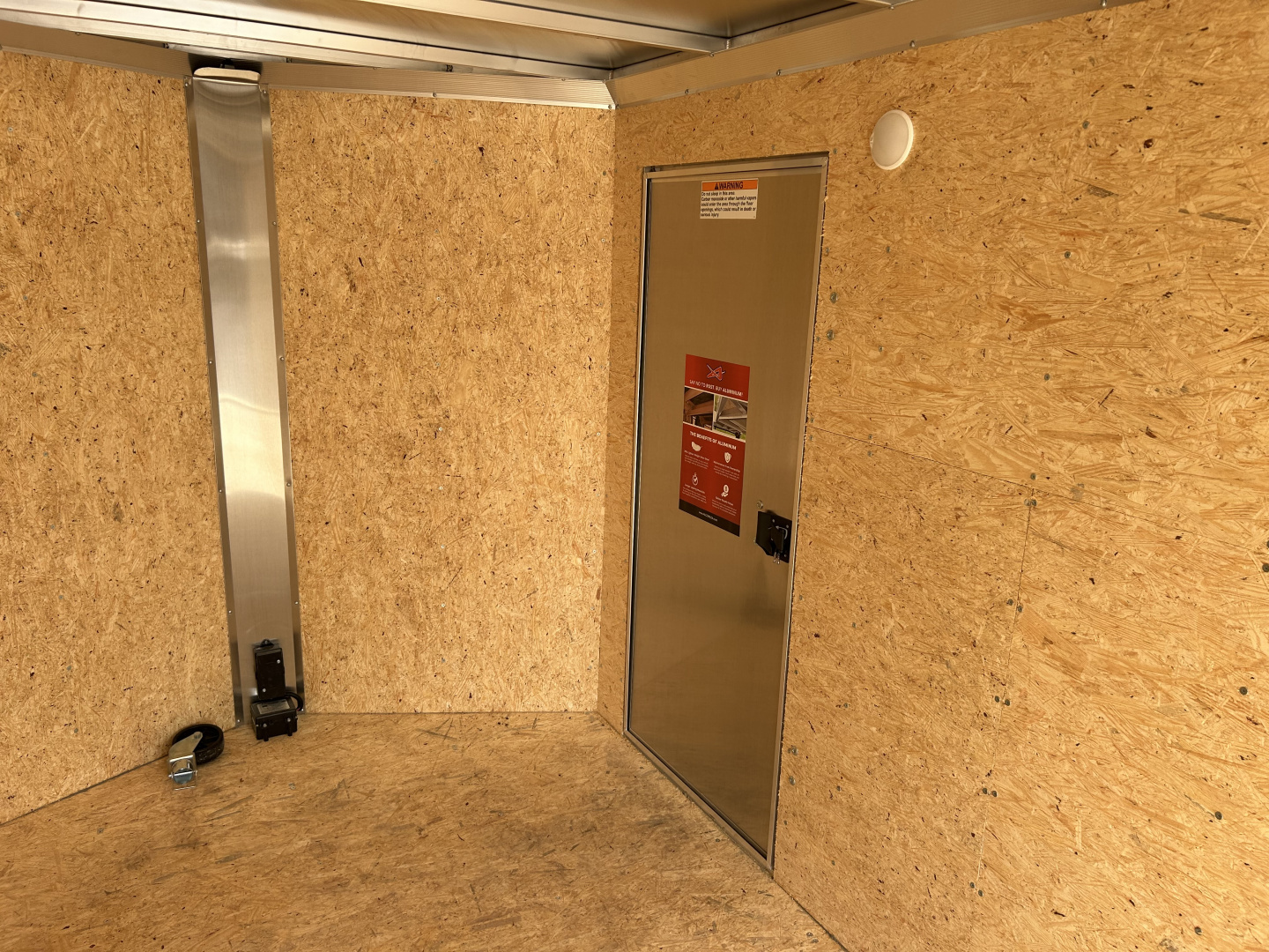 New 2026 ALCOM 7'x16' Aluminum Enclosed Trailer