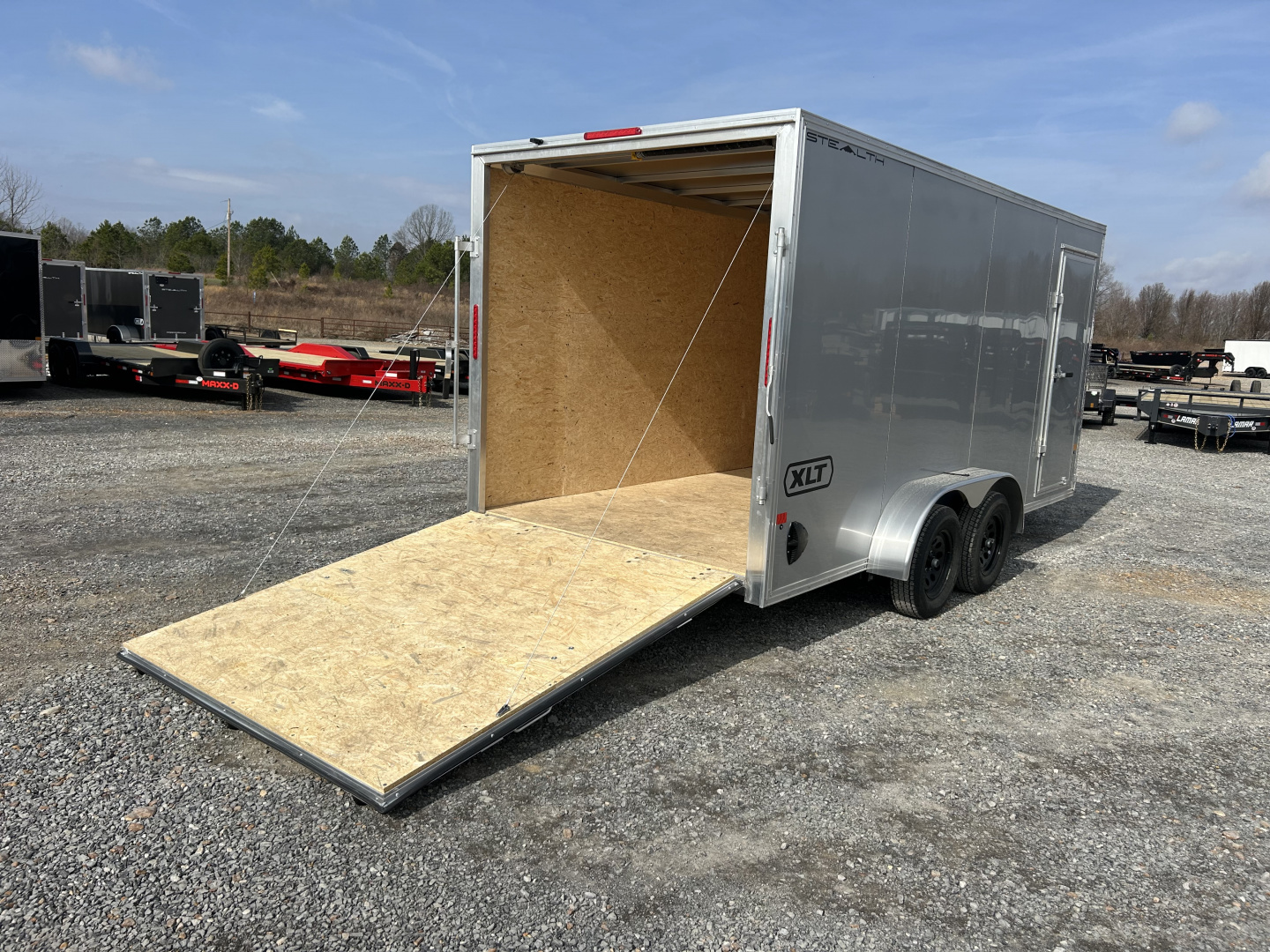 New 2026 ALCOM 7'x16' Aluminum Enclosed Trailer