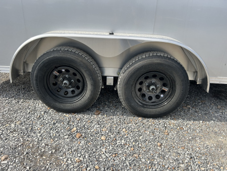 New 2026 ALCOM 7'x16' Aluminum Enclosed Trailer