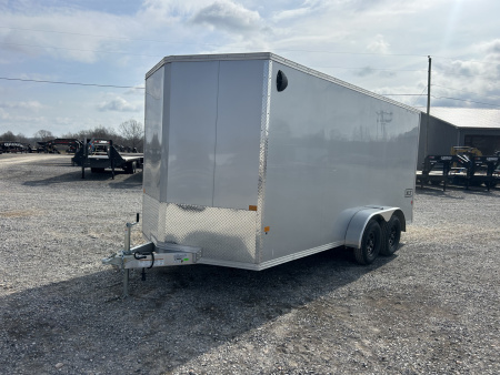New 2026 ALCOM 7'x16' Aluminum Enclosed Trailer