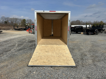 New 2026 ALCOM 7'x16' Aluminum Enclosed Trailer