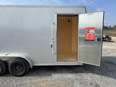 New 2026 ALCOM 7'x16' Aluminum Enclosed Trailer