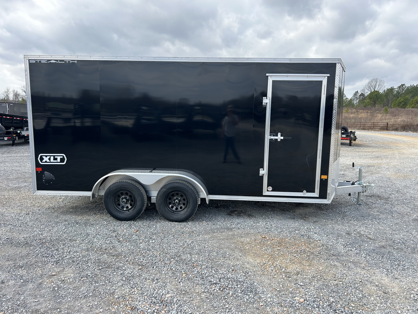 New 2026 ALCOM 7'x16' Aluminum Enclosed Trailer