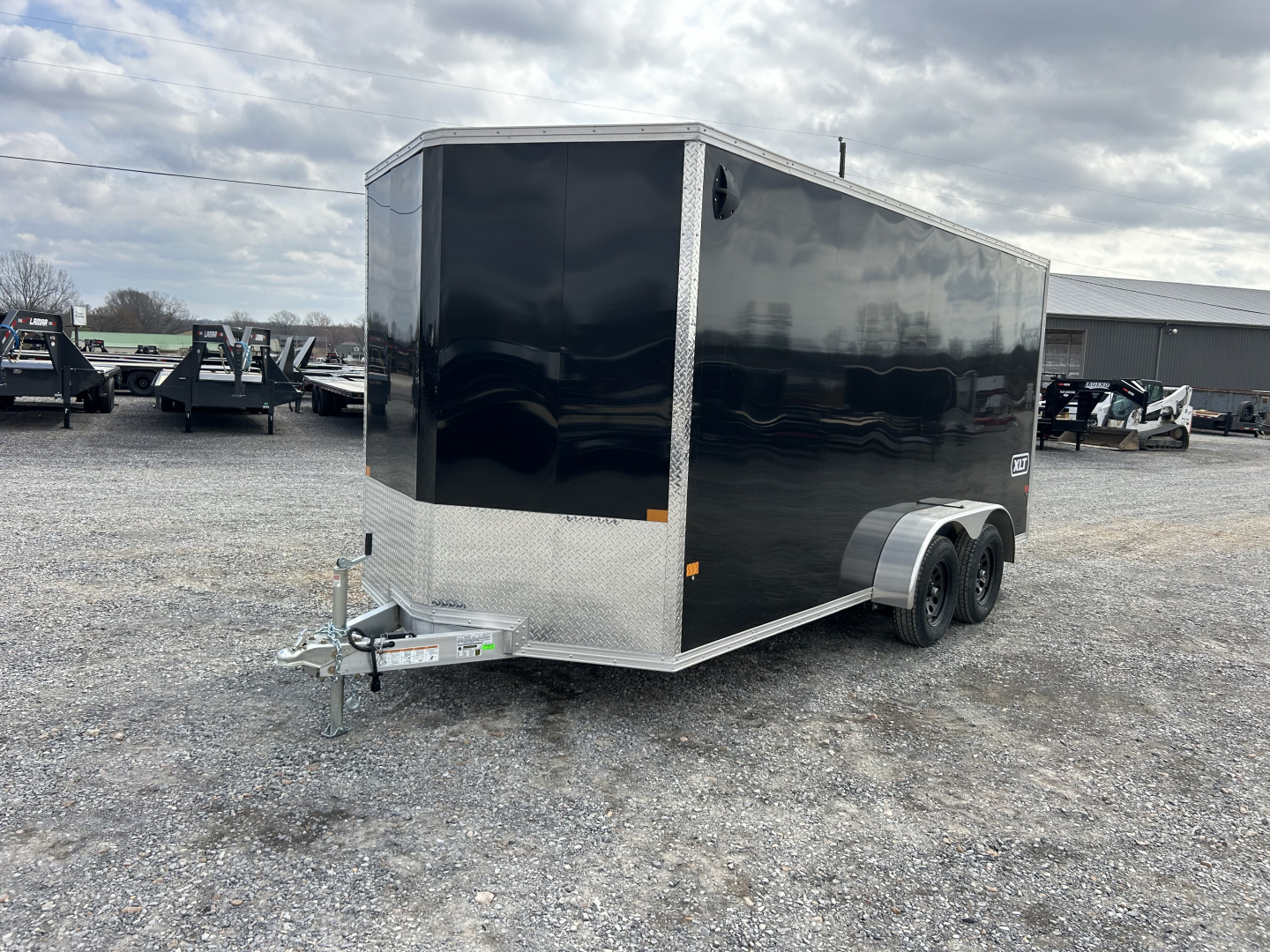New 2026 ALCOM 7'x16' Aluminum Enclosed Trailer