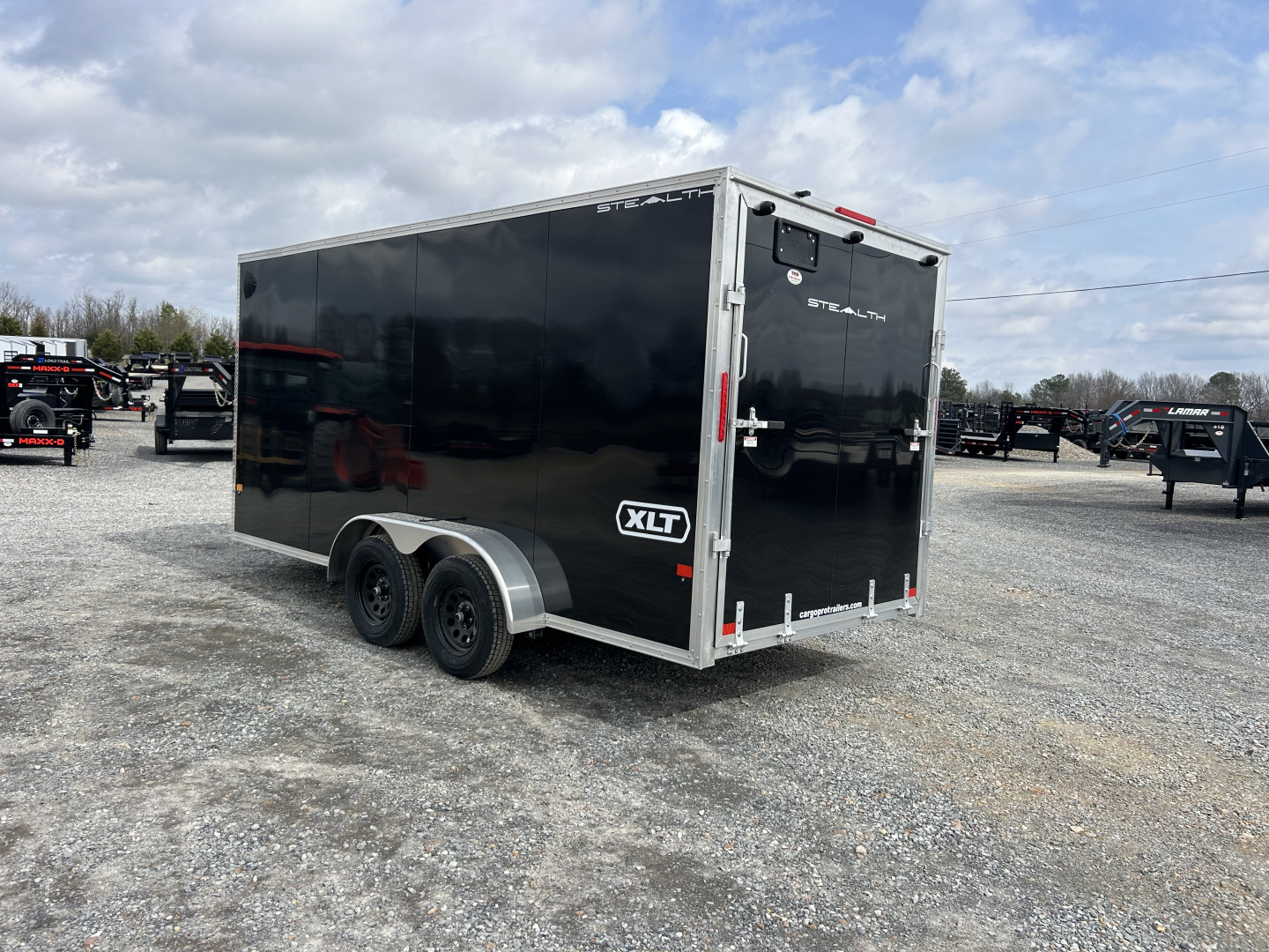 New 2026 ALCOM 7'x16' Aluminum Enclosed Trailer
