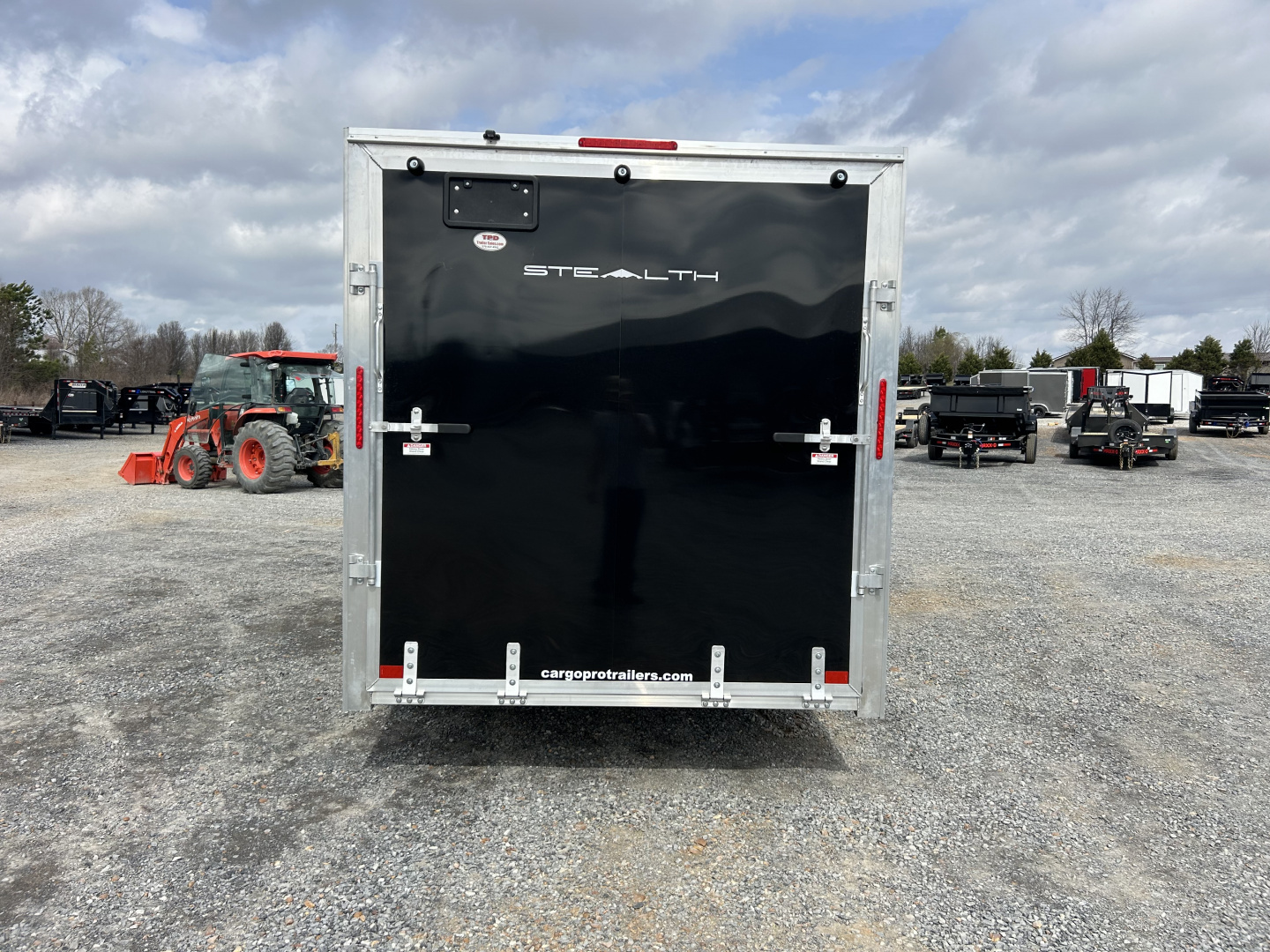New 2026 ALCOM 7'x16' Aluminum Enclosed Trailer