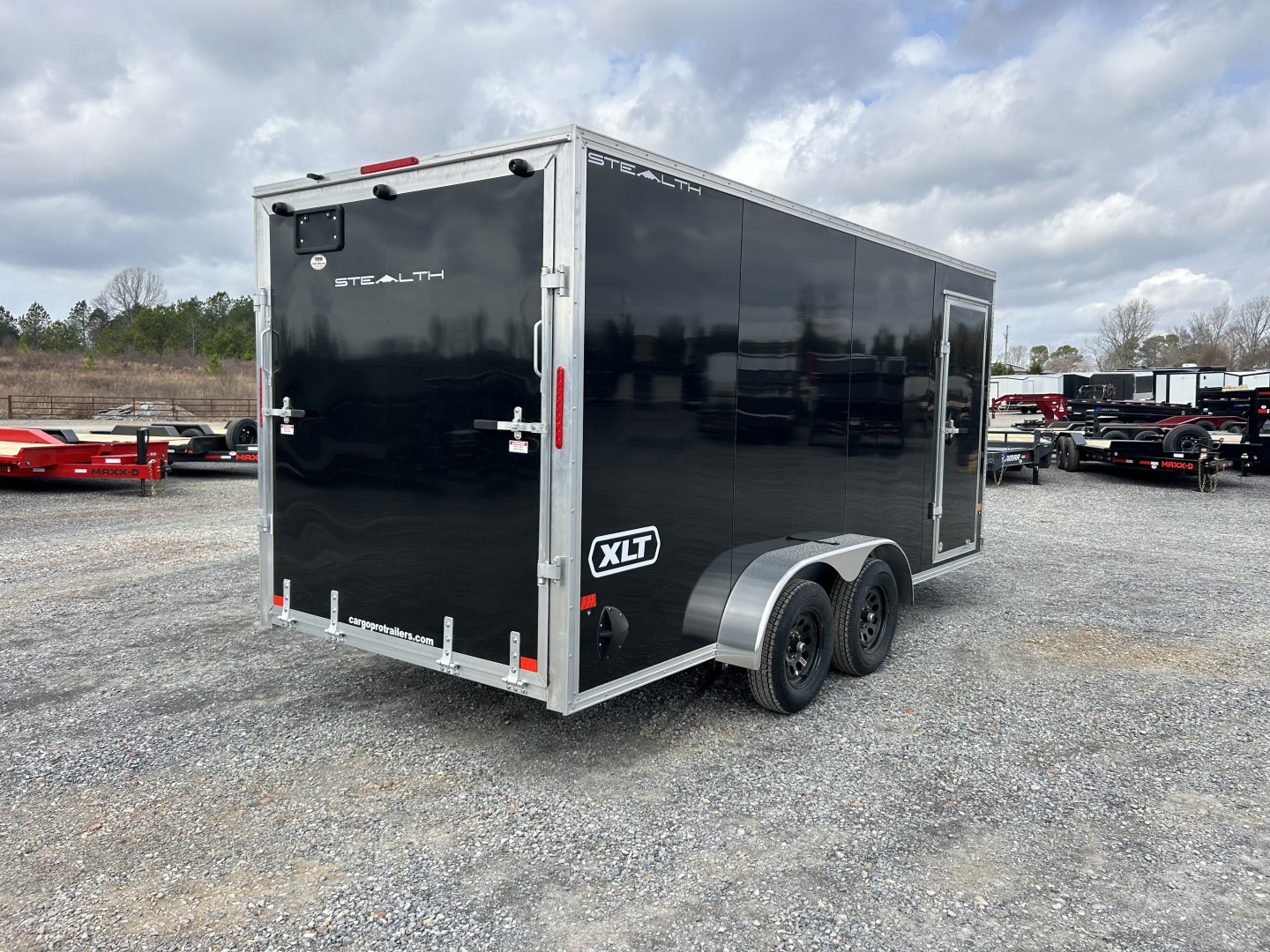 New 2026 ALCOM 7'x16' Aluminum Enclosed Trailer