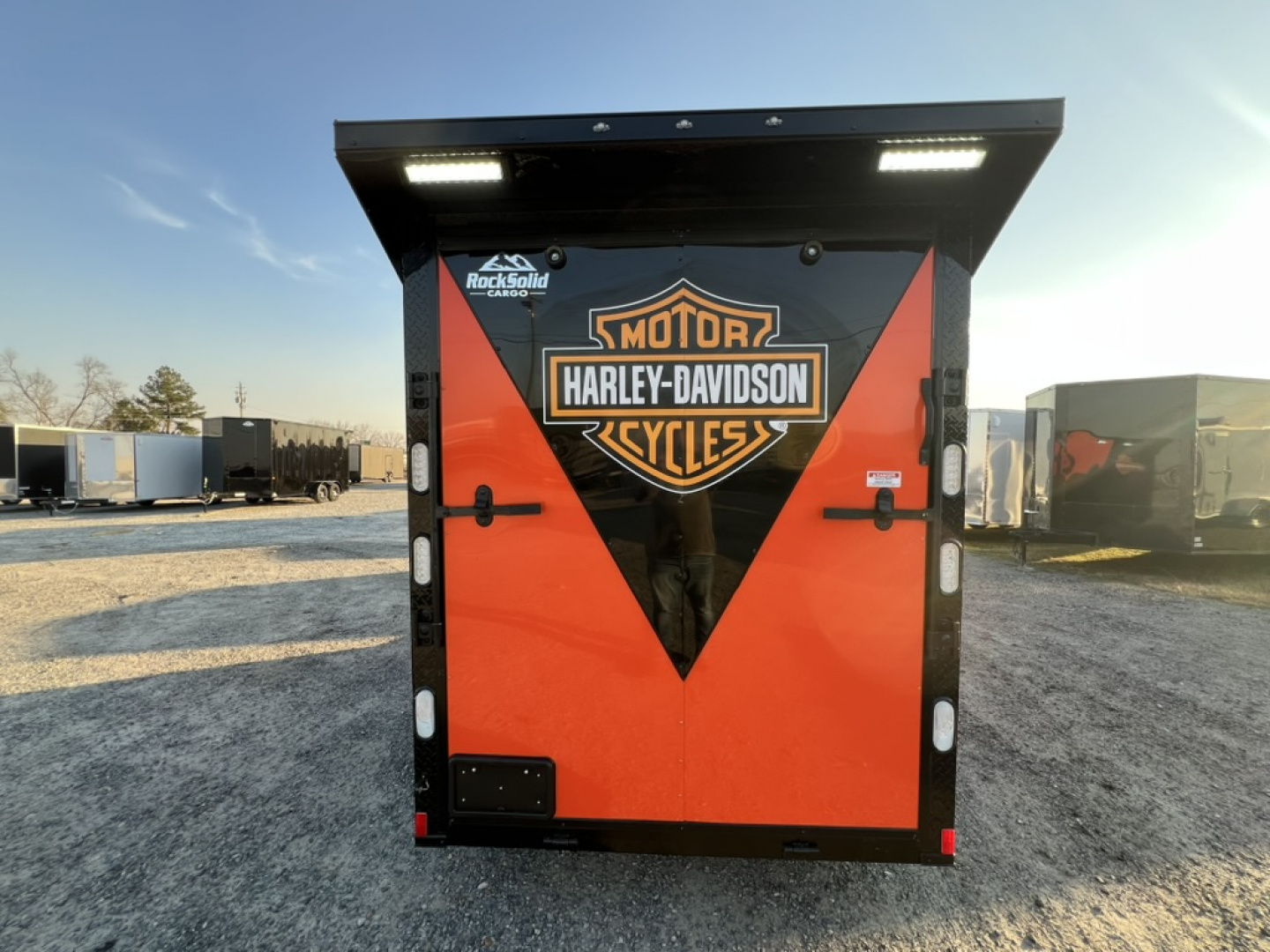 New 2026 Rock Solid Cargo 6x12SA Cargo / Enclosed Harley Davidson Trailer