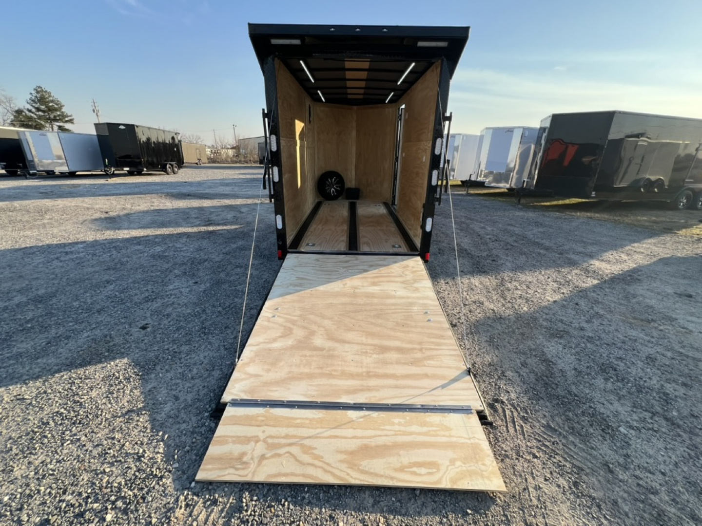 New 2026 Rock Solid Cargo 6x12SA Cargo / Enclosed Harley Davidson Trailer