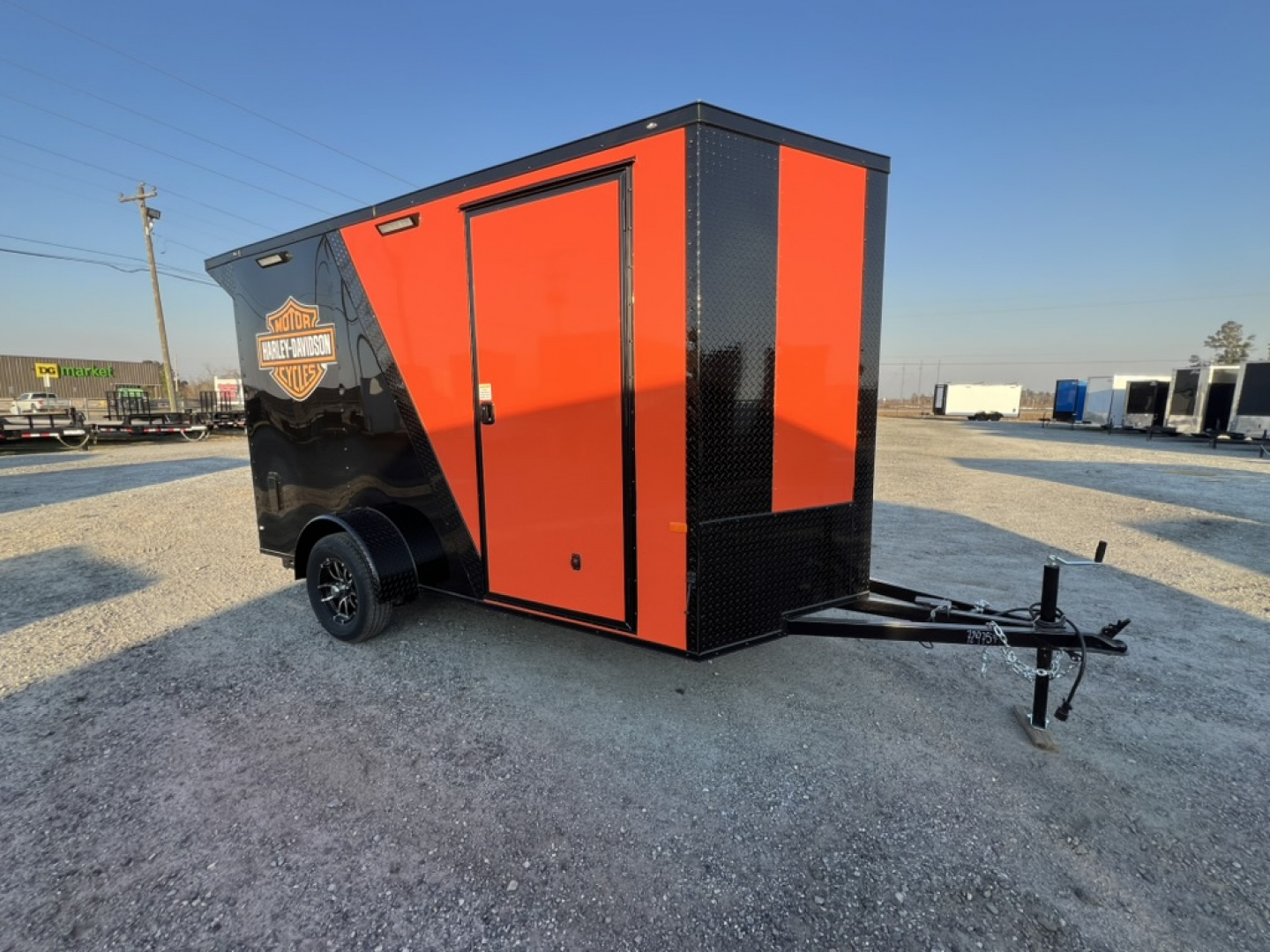 New 2026 Rock Solid Cargo 6x12SA Cargo / Enclosed Harley Davidson Trailer