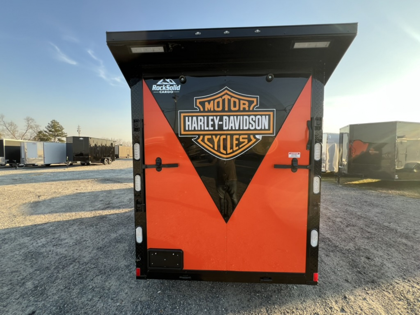 New 2026 Rock Solid Cargo 6x12SA Cargo / Enclosed Harley Davidson Trailer