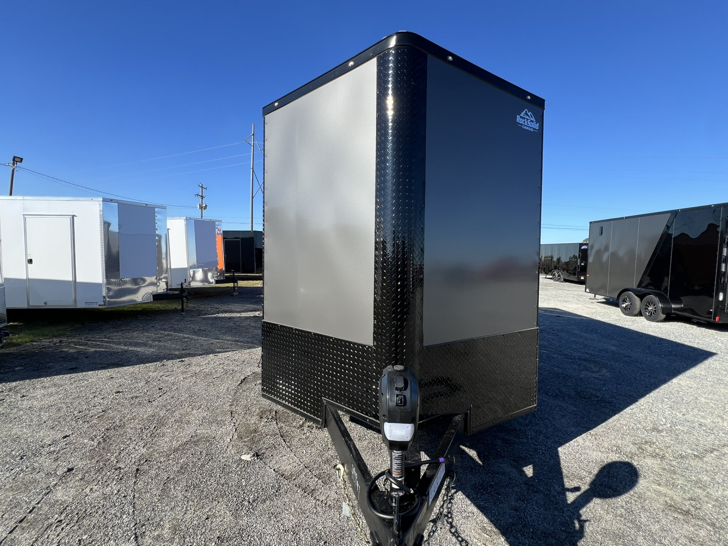 New 2026 Rock Solid Cargo 7x16 Pro Series Motorcycle Trailer