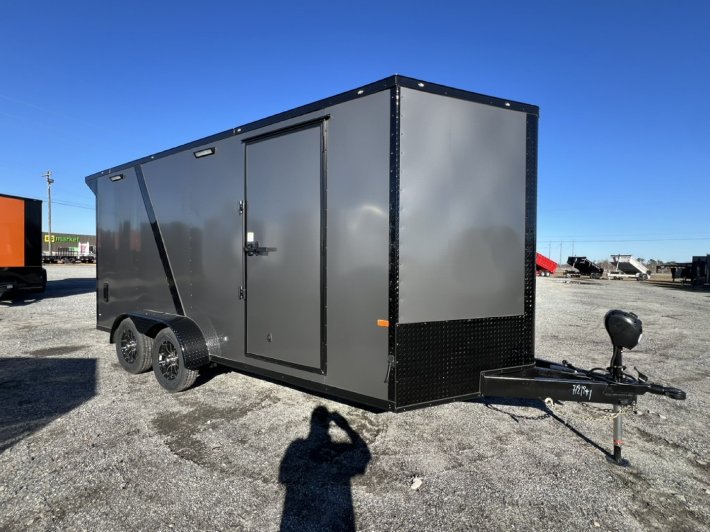 New 2026 Rock Solid Cargo 7x16 Pro Series Motorcycle Trailer