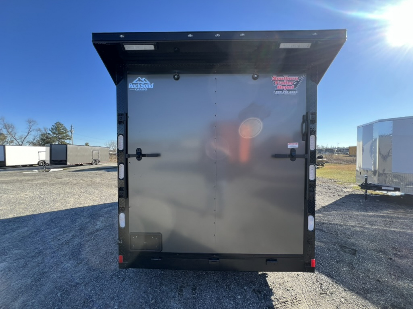 New 2026 Rock Solid Cargo 7x16 Pro Series Motorcycle Trailer