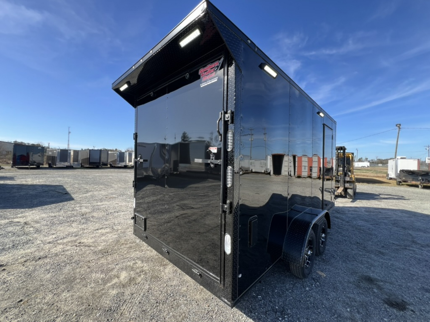 New 2026 Rock Solid Cargo 7x16 Pro Series Motorcycle Trailer