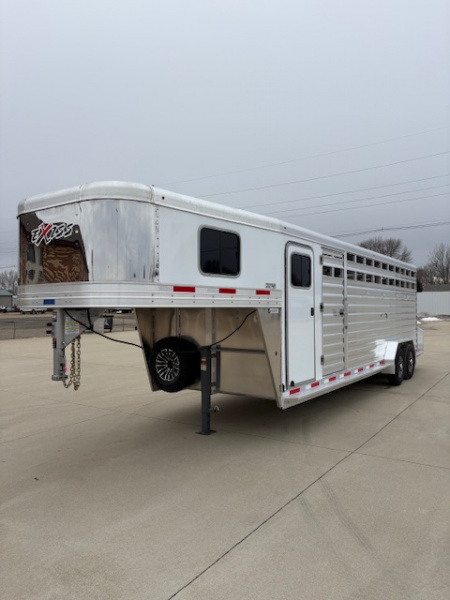 New 2026 Exiss Trailers STC-7024 Stock / Stock Combo Trailer