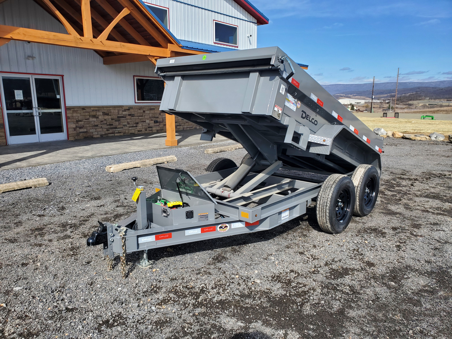 New 2026 Delco Trailers D1 Dump Trailer / 7,000 GVWR / 60"X10' / 18" Sides