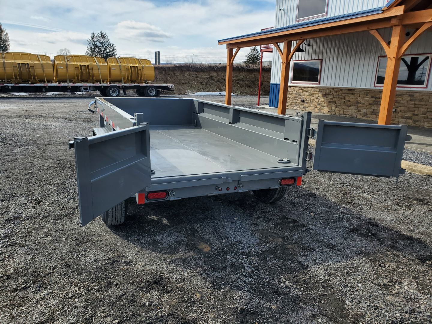 New 2026 Delco Trailers D1 Dump Trailer / 7,000 GVWR / 60"X10' / 18" Sides