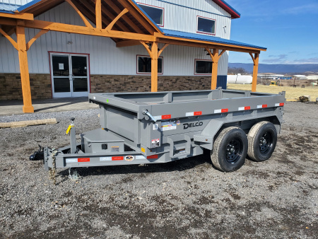 New 2026 Delco Trailers D1 Dump Trailer / 7,000 GVWR / 60"X10' / 18" Sides